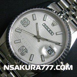レプリカ時計ロレックスデイトジャストSwiss ETA社 2836-2 ムーブメント 28800振動 オートマティック(自動巻き