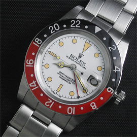 レプリカ時計ロレックス 初代GMT マスター ヴィンテージ Ref. 6542 Swiss ETA社 2846