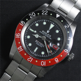 レプリカ時計ロレックス 初代GMT マスター ヴィンテージ Ref. 6542 Swiss ETA社 2846 - ウインドウを閉じる