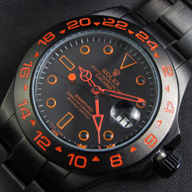 スーパーコピー時計ロレックス エクスプローラーⅡ４４ｍｍ　バンフォード，　Asian 21600振動 - ウインドウを閉じる